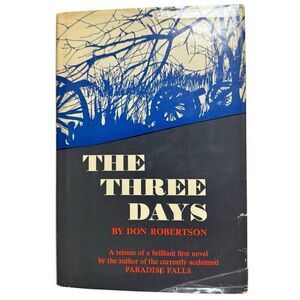 The Three Days by Don Robertson (1968, Prentice Hall, Hardback, Dust Jacket)